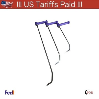 Universal  PDR INOX 2-Piece 360° Rotating Paintless Dent Repair Rod Set   10mm