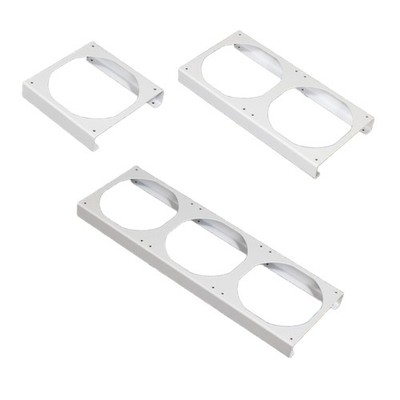 White Metal Fan Elevations Bracket For Enhanceds Airflows Cooling System 12cm