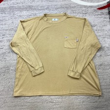 Tyndale FR Shirt 2XL XXL Brown CAT 2112 CAL Flame Resistant HRC ARC Rated Work