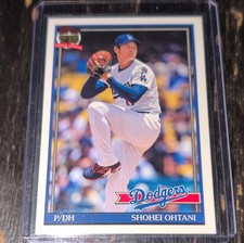Topps 2026 Series 1 Shohei Ohtani 75 Years Dodgers 1991 Insert #T91-100