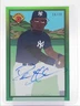 DEION SANDERS 2021 BOWMAN X KEITH SHORE GREEN YANKEES AUTO /89 Q6438