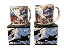 Vintage Sea World SeaWorld Coffee Mug Cup Bottlenose Dolphin J. Gotschalk New