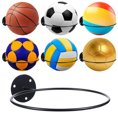 7pcs Basketball Holder Wall Mount, Sports Ball Holder Wall Mount Ball Storage...
