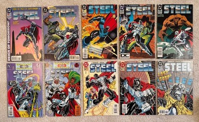 Steel #0-52 + Annual 1. John Henry Irons Superman family series. (Missing #50)