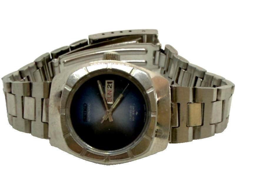 Vtg Seiko blue moon Dial Automatic Stainless Steel Ja… - Gem