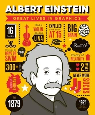 Button Books ~ Great Lives in Graphics: Albert Einstein 9781787081215