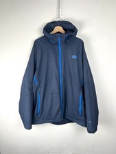 The North Face Men's XXL Waterproof Hooded Rain Jacket Blue Shell