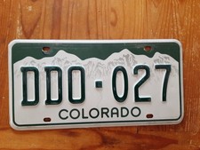 Original USA Nummernschild aus COLORADO, The Centennial State*TOP*TOP*TOP*