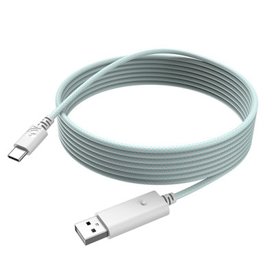 USB-C Cable for G7 SE, G7, T4 Kaleid (White & Cyan)