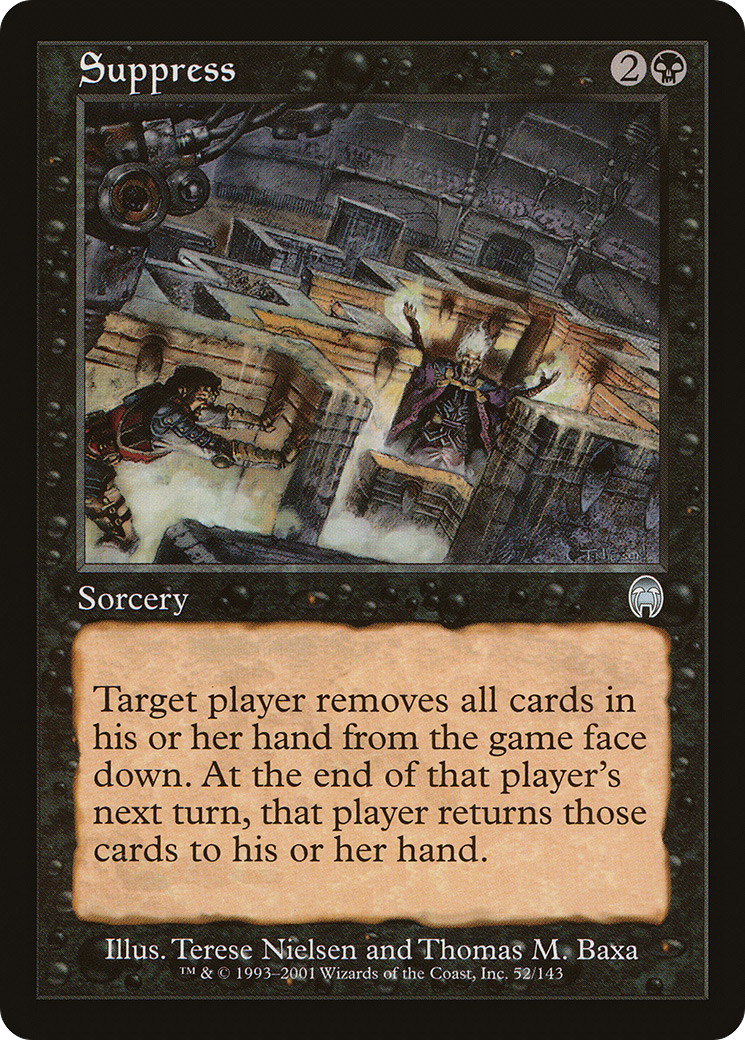 Suppress #52 (MP) Apocalypse APC Magic MTG