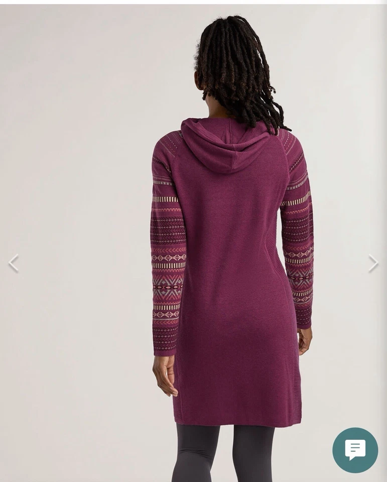 Vestido con Capucha Title Nine Krimson Klover Mover Maker Merino Fontanería Talla XL Foto 2 de 4