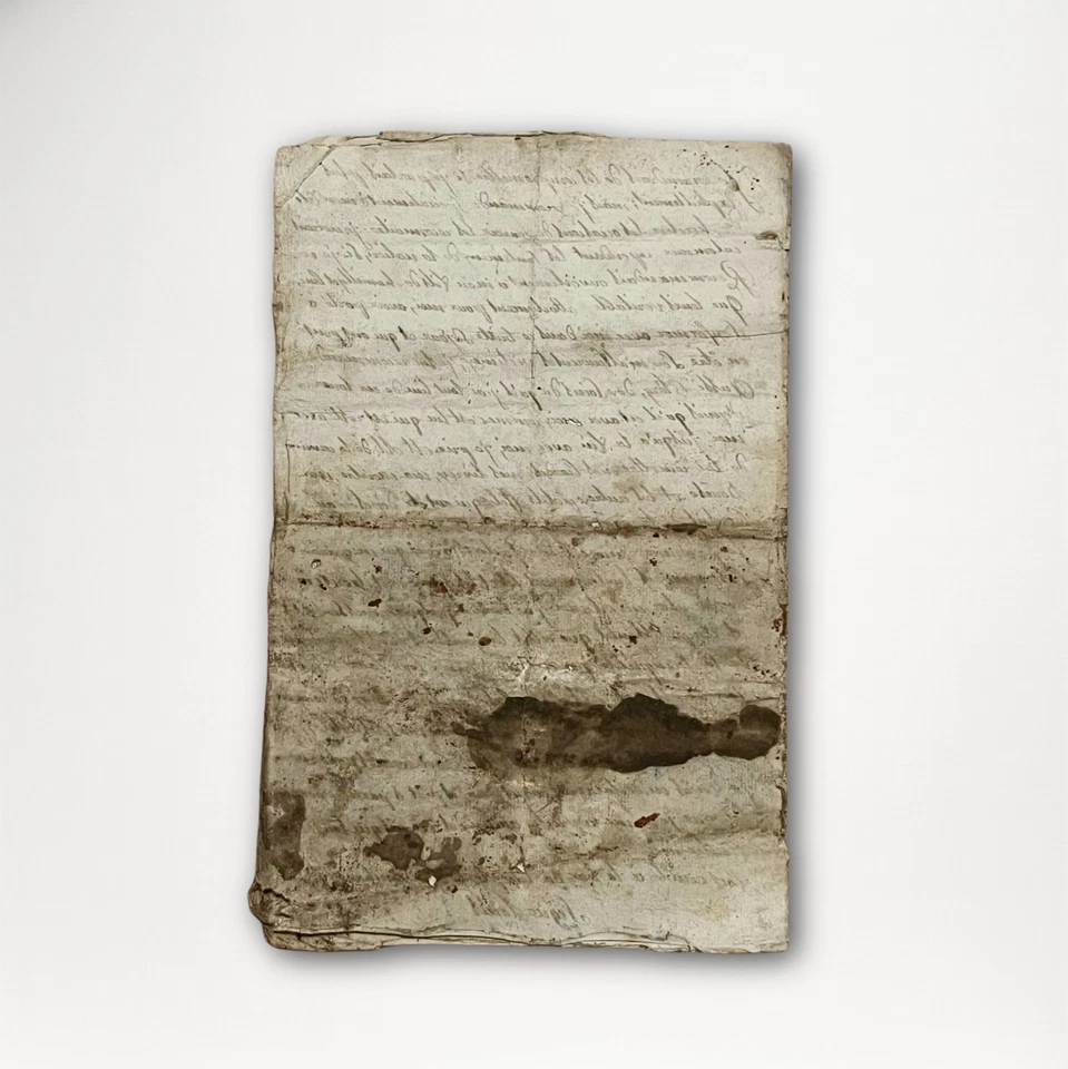 Manuscrit ancien, « Testament de Louis XVI », copie d’époque révolutionnaire - Photo 3/4