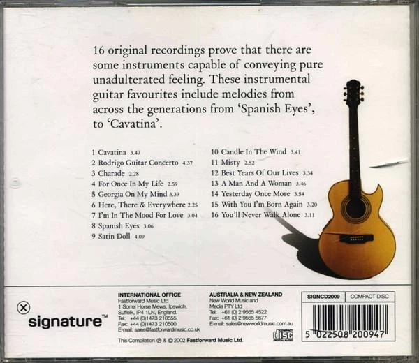 SIGNCD2009 Unbekannter Künstler Pure Guitar CD UK Signature 2002 SIGNCD2009 - Bild 2 von 3
