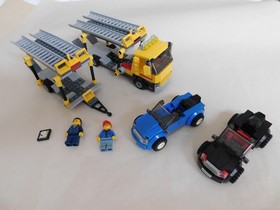 LEGO City: AUTO TRANSPORTER (60060) w/ CARS & MINIFIGS..VG+
