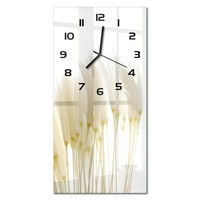 Hochwertige Wanduhr Aus GehäRtetem Glas LöWenzahnsamen Schwarze Zeiger 30X60 Cm