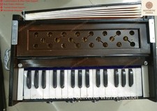 Indian Musicl Instrument 4 Stopper Multi Bellow Teakwood Color 32 Key Harmonium