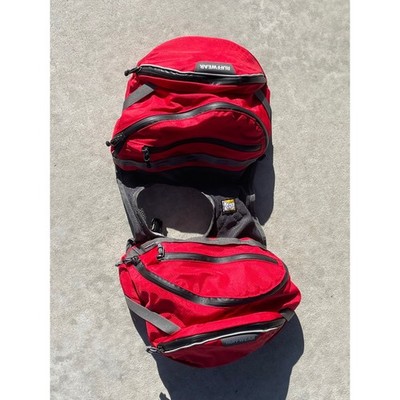 Ruffwear Palisades Pack Red Dog Backpack Hiking Camping Harness Medium