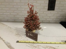 Handmade Jim Marvin Collection Red Berry Table Top Christmas Tree 