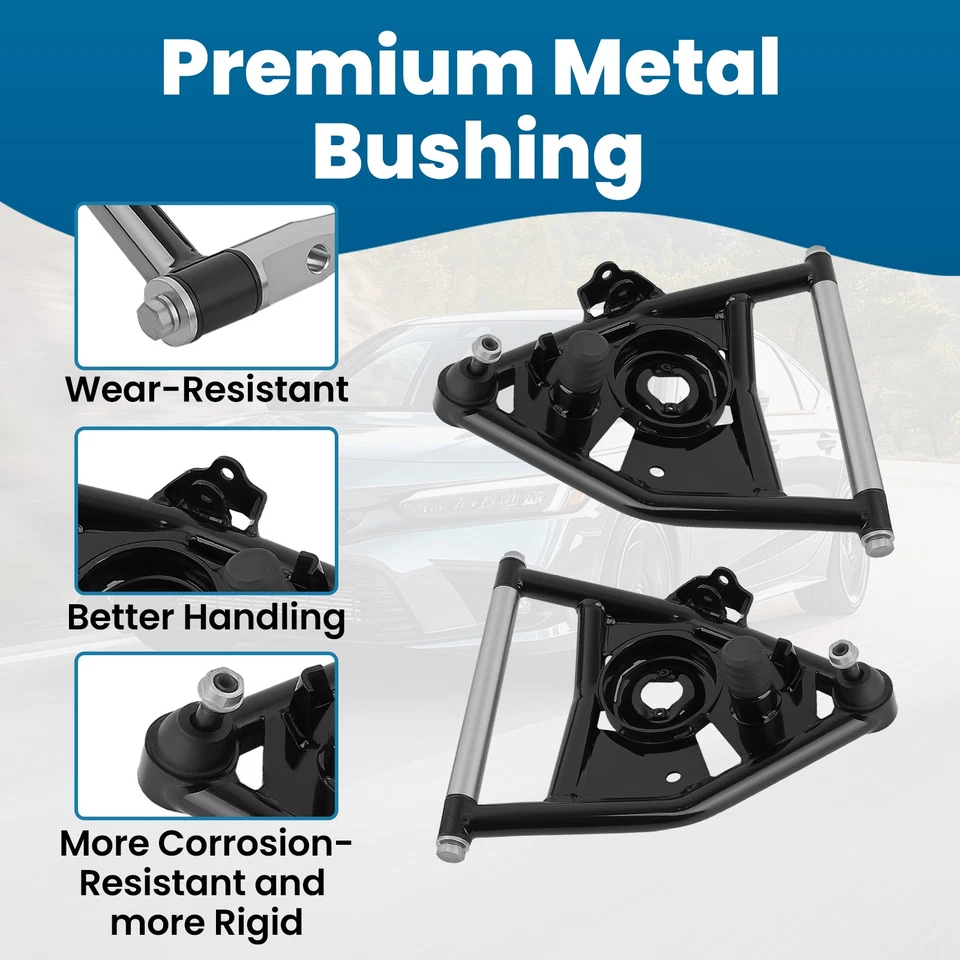 Tubular Control Arms Upper & Lower for 1963-1986 Chevrolet C10 Pickup Suburban - Image 3 of 4