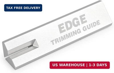 FOSHIO Aluminum Edge Trimming Guide Cutting Template Tool for Right Angle Cuttin