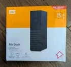 BRAND NEW Western Digital WDBMLE0080HBK My Book 8TB Desktop External Hard Drive