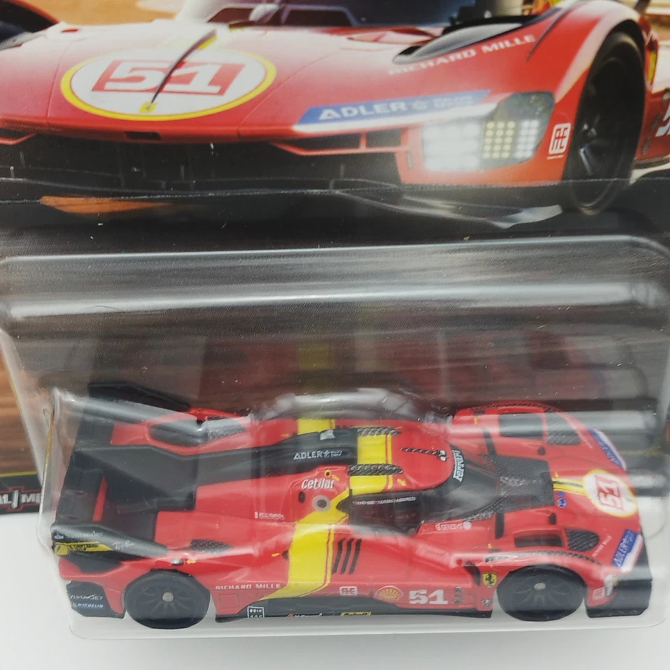 Hot Wheels Ferrari 499P – Circuit Legends 2/5 - 1/64 – Premium 2025 – Neuf - Photo 3/4