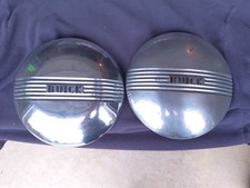 Vintage 1936 Buick Dog Dish Poverty Hub Caps 2 Roadmaster Century 40 Special