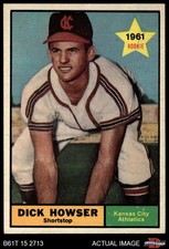 1961 Topps #416 Dick Howser Athletics RC 6 - EX/MT