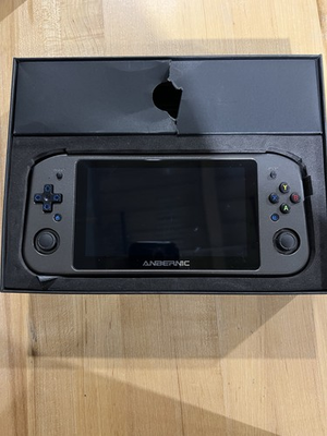 #ad #ad Anbernic Win600 Handheld Gaming Console Gray Steam OS USB C Fast Charging $225.00