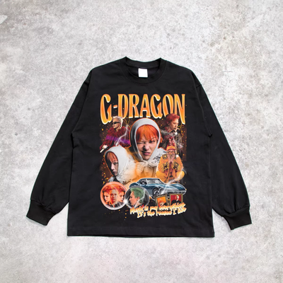 G-DRAGON SWEATSHIRT KPOP JERSEY BIG BANG OUTFIT FOR GD CONCERT