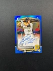 2025 Bowman Draft Easton Carmichael 1st Chrome Blue Refractor auto 134/150 BJHYJ