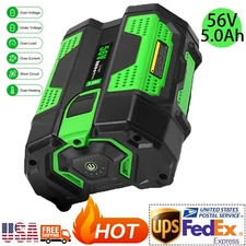 For EGO 56V 5Ah Replacement Lithium Ion 5000mAh Battery for BA2800 BA4200 BA1400