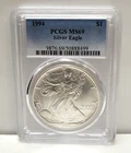 1994 PCGS MS69 $1 American Silver Eagle