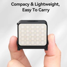 Ulanzi LM18 Mini LED Video Fill Light for DJI Osmo Action 4 3 Pocket 3 Cameras
