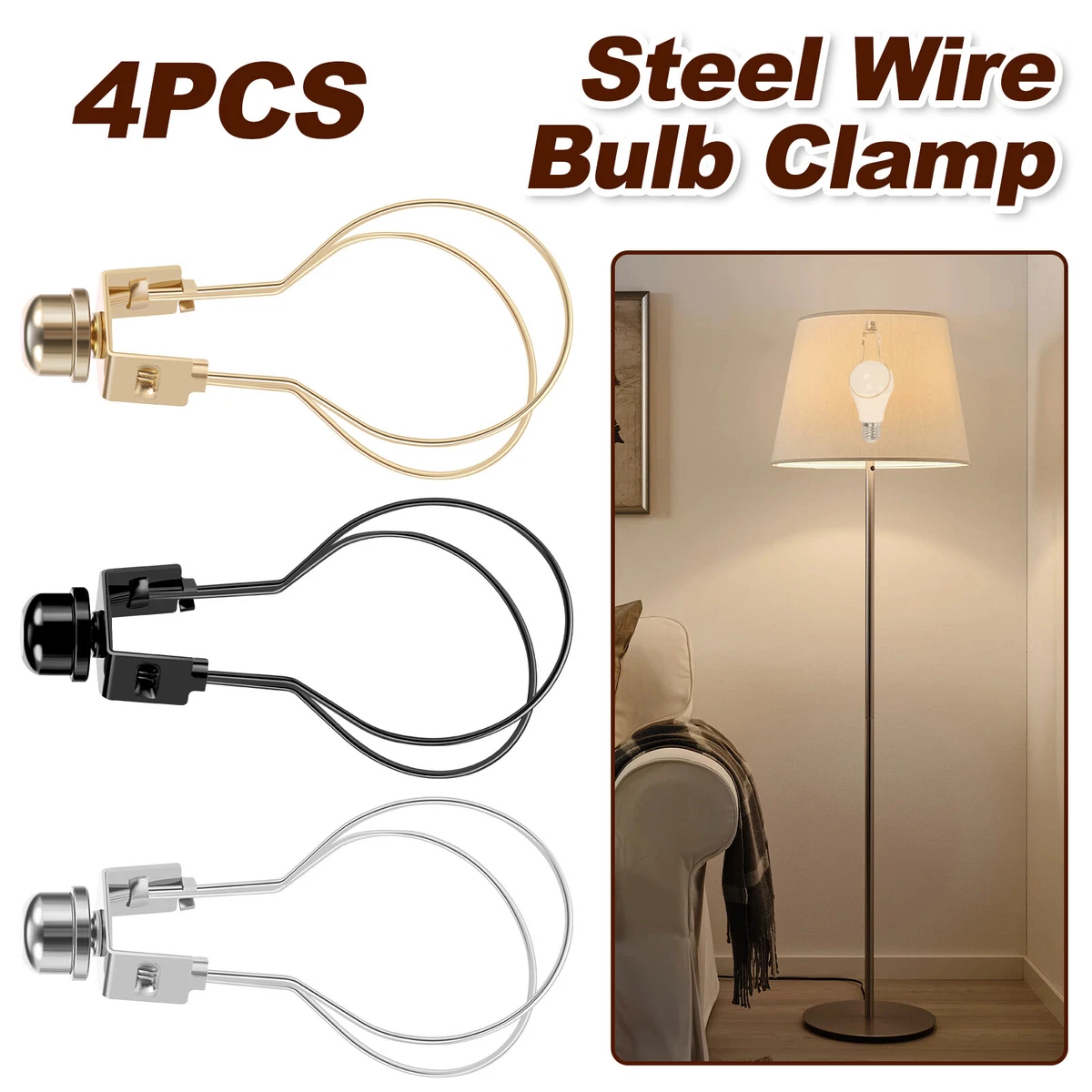Clip in on sale light bulb