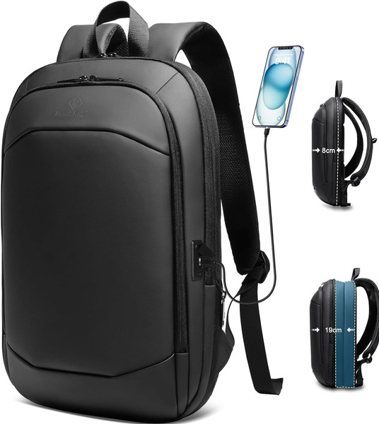 Laptop Rucksack Herren 17 Zoll Wasserdichter Erweiterbarer Reiserucksack Handgep-image