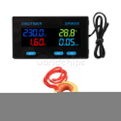 AC60-300V 20/100/200A Multifunction AC Single Phase Electric Voltmeter Ammeter