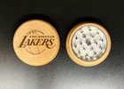 LA Lakers double side engraving wood kitchen herb grinder Christmas Custom gift