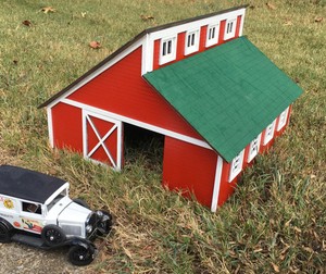 G Scale Farm Barn Feed Building Kit Fall Sale Ebay