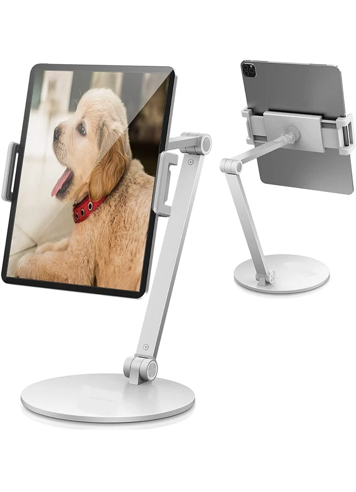 TIAM Adjustable Tablet Stand Holder, Flexible Long Arm With 360’ Rotatable Stand
