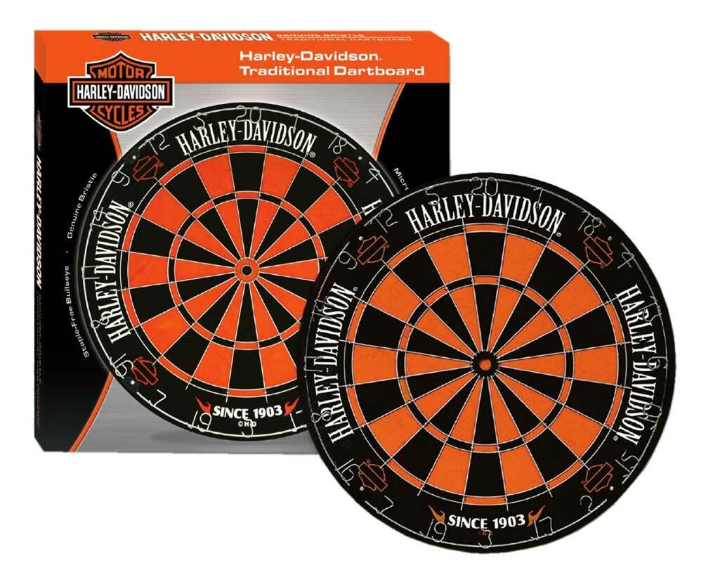 ハーレーダビッドソン✳ダーツボード Harley-Davidson Traditional Premium Dartboard w/ Harley Colors