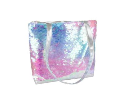 Meerjungfrauen-Pailletten-Tasche Als Kordelzugrucksack – Glänzend, Verstellbar, 35x45 Cm, Für Sport & Freizeit