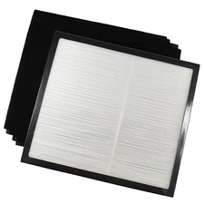 True HEPA + 4 Carbon Filter Set for HoMedics TotalClean AF-20 AP-25 Air Purifier