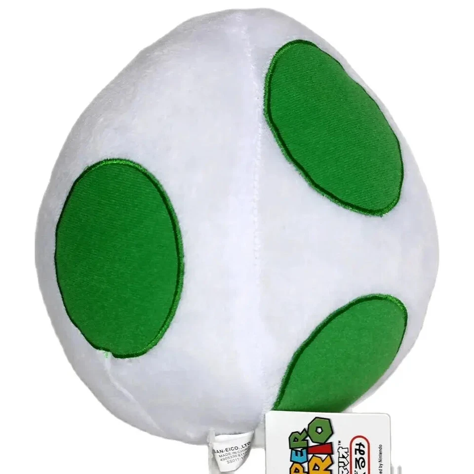 Super Mario Yoshi’s Island Yoshi Egg 8" Stuffed Animal Switch Game Plush Toy - Image 4 of 4
