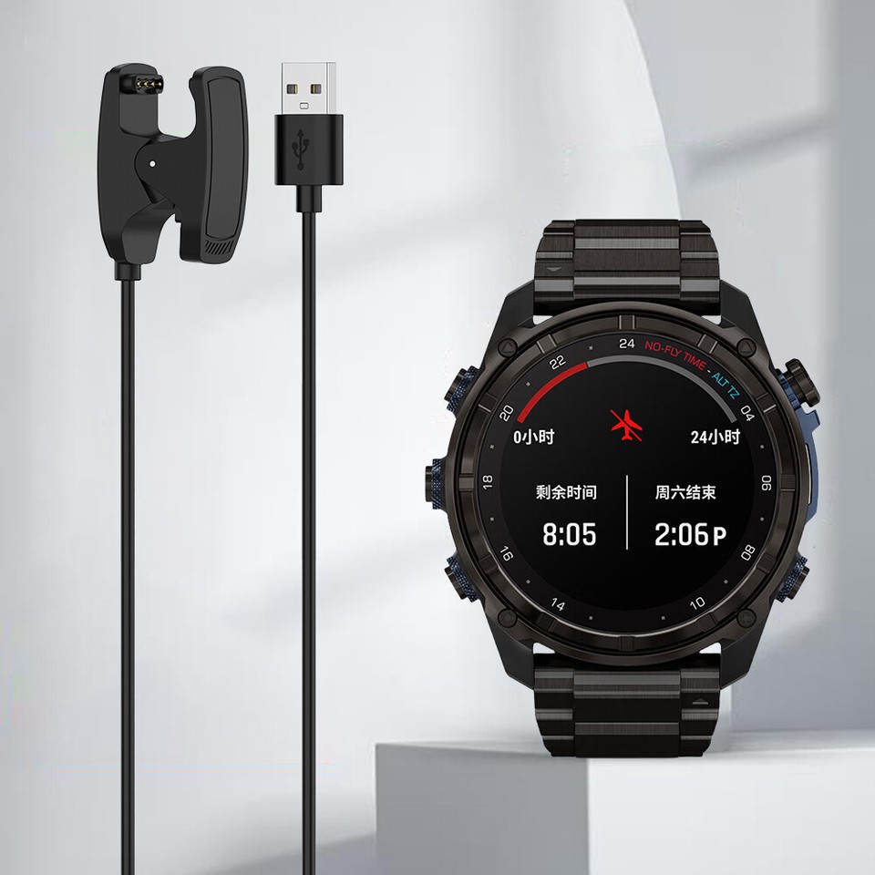 USB Charging Cable Power Charge Wire Useful 1M Black for Garmin Descent