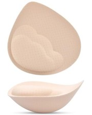 Super Thick Bra Pads Inserts for Push Up Bra Pads Breast Enhancers Add 1-2 Cu...
