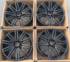 22" GLOSS BLACK STYLE WHEELS RIMS FITS FOR BENTLEY CONTINENTAL GT FLYING SPUR