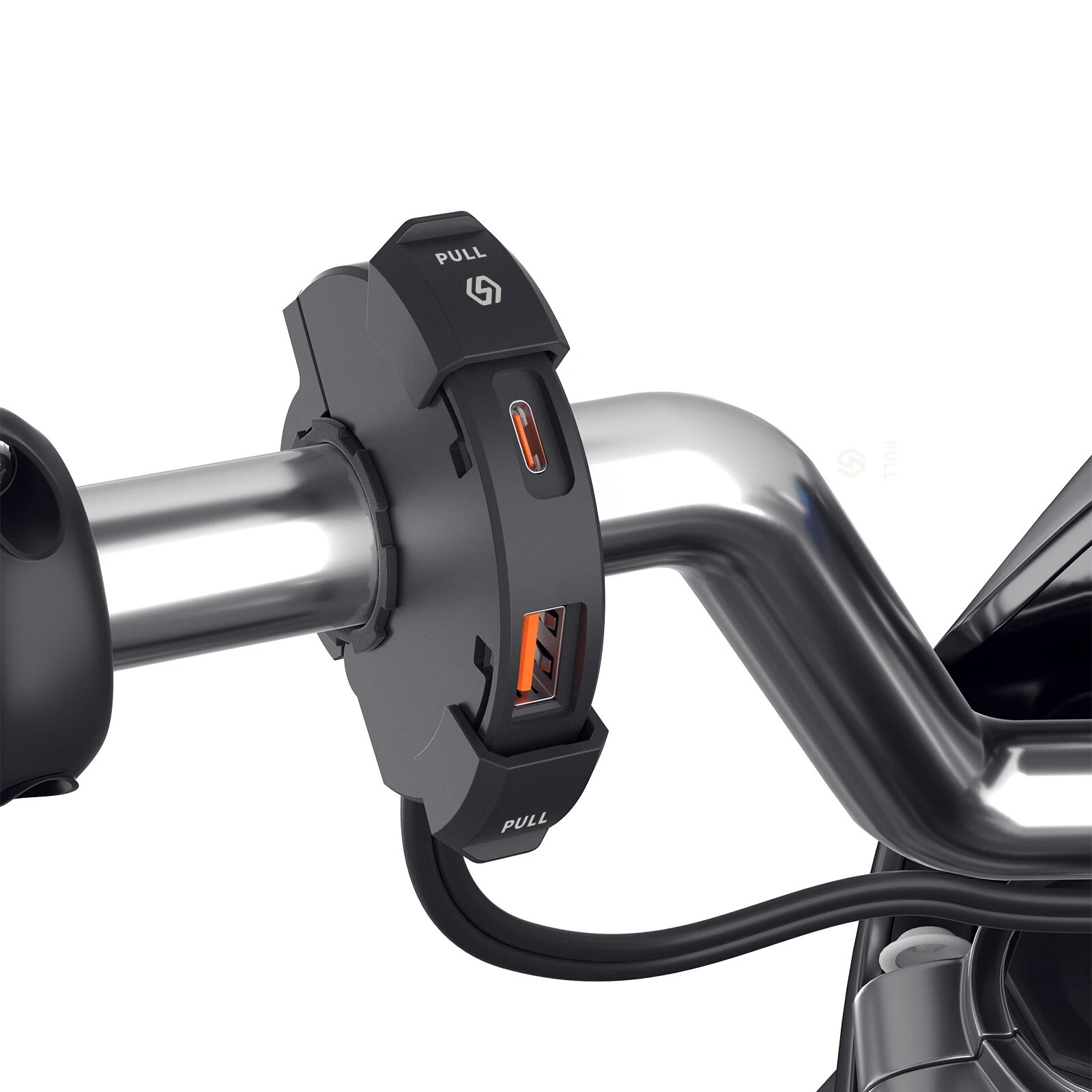 Chargeur USB moto QC3.0 étanche 12V 24V pour guidon de moto et scooter sport