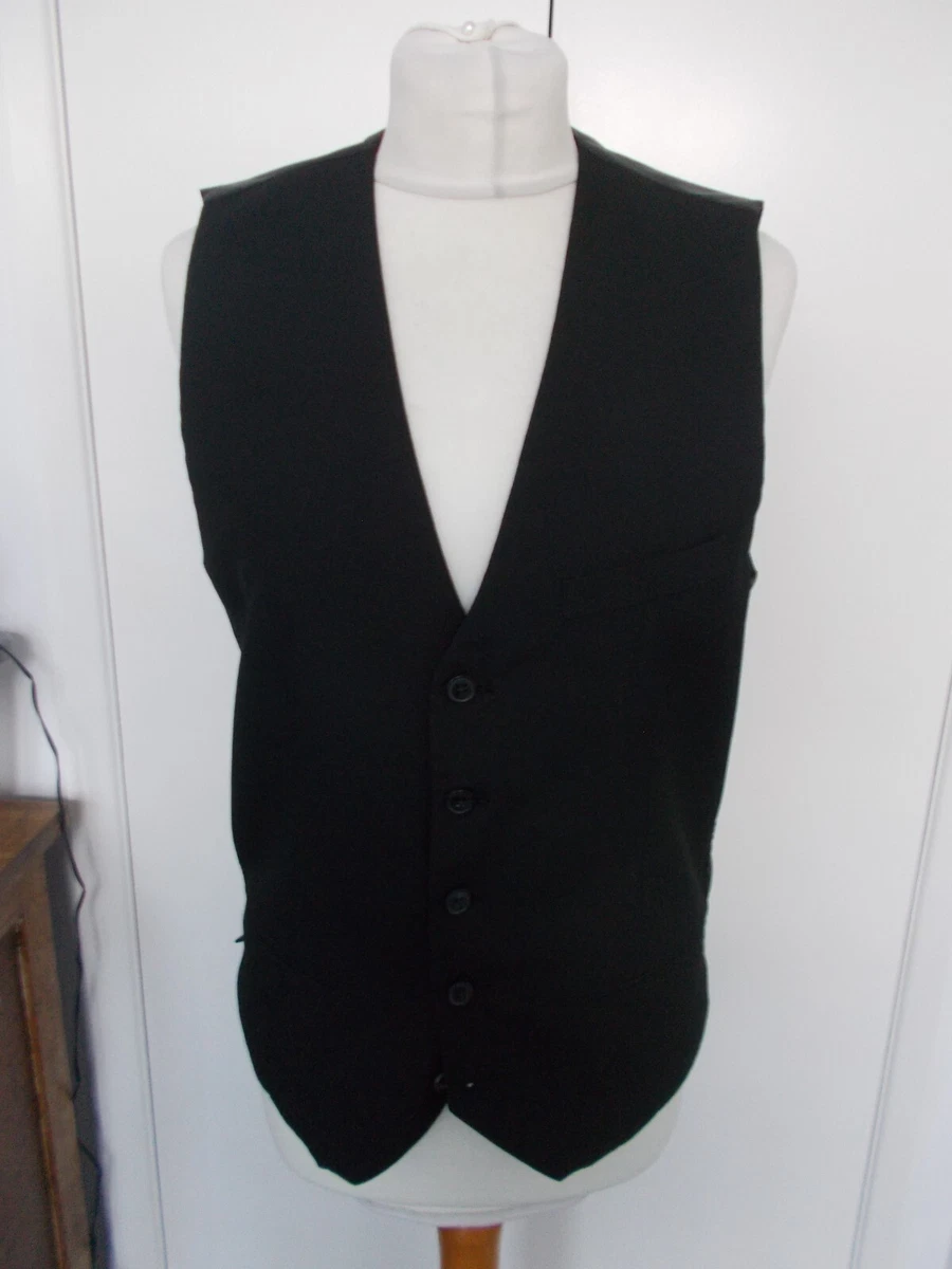 Primark waistcoat best sale black