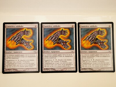 Magic - MTG - Vulshoks x3 Mirrodin Handschuhe - Common - Artefakt - NM